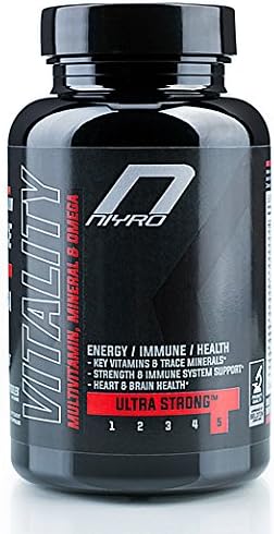 Niyro – Vitality Vitamin, Mineral, Superfood &amp; Omega - Performance, Immune &amp; Health - Ultra Strong Supplement (30 tablets + 90 capsules)