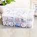 Crafts Organizer Storage Box for Washi Tape, Art Supplies and Sticker, 15 Compartments, 45 Rolls 2 Inches Diameter Tape Compatible，Clear