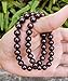 Adabele Real Natural Garnet Gemstone Beaded Bracelet 7 inch Stretch Chakra Healing Crystal Stone Jewelry Women Mom Gift (Unisex) GB8-8