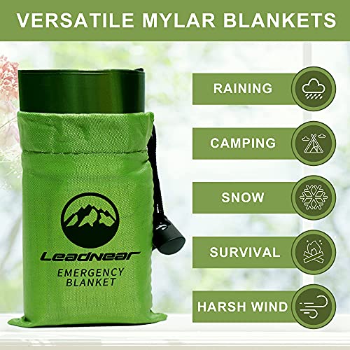 Emergency Blankets 4 Pack ExtraLarge Mylar Emergency Blankets