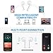 Bluetooth Headphones Wireless Earbuds Sports Sweatproof earphones Stereo Sound and Built-in Mic Cordless Headphones Headsets with Charging Box compatible with Apple iphone x 8 Samsung s9/s8 (white)thumb 4