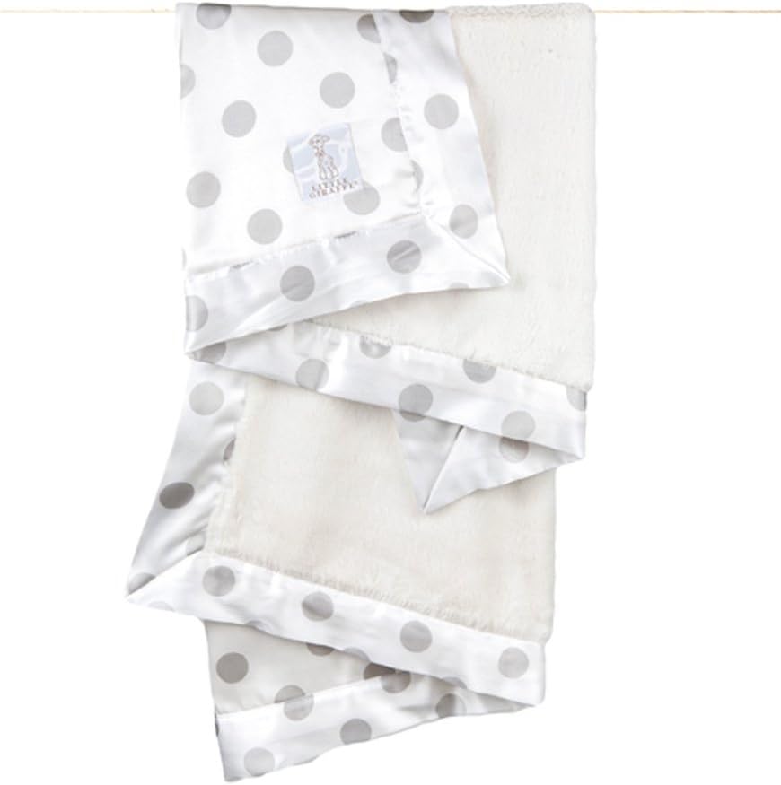 Little Giraffe Cream Dot Luxe Blanket