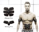 SIX-PACK ABS + BODY Fit Training Gare Training abs and arms Fit Get You Ripped Electric Muscles get 2 Free Gel Sheet By (JAPAN Version 2 pack) ...