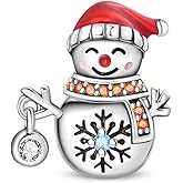 MICOO Winter Collection 925 Sterling Silver Charms for Bracelets and Necklace, the best choice for Christmas gifts,Fit European Bracelets