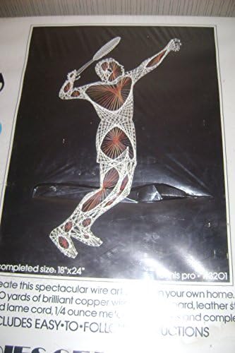 Vintage Open Door String Art Kit Tennis Pro 18 X 24