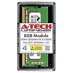 A-Tech 8GB DDR4 3200 MHz SODIMM PC4-25600