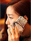 Luxury Bling Crystal Rabbit Fur Rhinestone Case Cover For Apple IPhone 6 IPhone 6 Plus