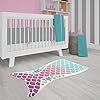 LIVEBOX Kids Bedroom Mermaid Rug 35x62 Inches Washable Playroom Area Rugs Non-Slip Childrens Classroom Carpet for Living… 51m37FsGWmL