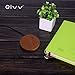 Wood Wireless Charger, QIVV Wireless Charging Pad Qi Wireless Charger for Samsung S6 / S6 Edge / Edge+, Note 5, Nexus 4 / 5 / 6 /7, Nokia Lumia 920, LG Optimus Vu2, HTC 8X and All Qi-Enabled Devices