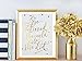 Inspirational Wall Art Decor Gifts for Women Mom Contemporary Artwork Metallic Art Prints Quote Wall Decor Poster Handmade 8 x 10 Modern Art Wall Decor - She believed She Could So She Did - Gold foil