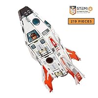 GUJO Rocket Kids Play Set, Build-Your-Own Mars Mission Rocketship - STEM Toy for Boys and Girls Ages 6-11