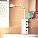 AUKEY USB Hub with 4 USB 3.0 Ports for Data Transfer, Desktop Aluminum Hub for PCs and Laptops