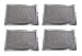 4 Pack Aluminum Mesh Microwave Grease Filter for Frigidaire 5304464105- NEW