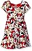 Disney Little Girls' 2 Pack Minnie Rocks The Dots Dresses, Red, 4