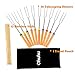 Ohuhu 10 x 32inchTelescoping Forks & 12 x 11inch Bamboo Skewers with Carry Case