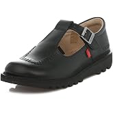 Kickers Infant Girl's Kick T Bar Black School Shoes