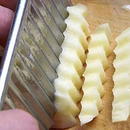 Stainless Steel Potato Chip Vegetable Crinkle Blade Slicer Wave ADU