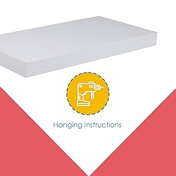 Home Basics Floating Wall Shelf White