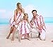 Girl Hawaiian Butterfly Dress in Pink Panel