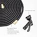 OROROW 100ft Expanding Garden Hose with Triple Latex Core Brass interface Solid Brass Connector, 8 Functions Sprayer Hose Nozzle, Lightweight & Durable, No Twist&Kink - for all Watering Needs (black)
