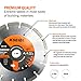 KSEIBI 641370 Premium 7 Inch Dry Wet Cutting Segmented Diamond Saw Blade with 7/8 Inch Arbor for Concrete Stone Brick Masonry