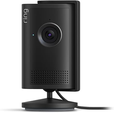 Caméra intérieure Plus (Indoor Camera Plus, nouvelle génération), Caméra de surveillance secteur, Retinal 2K, zoom 4x, cache d'objectif manuel, Essai gratuit de 30 jours d'abonnement Ring