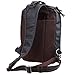 Zebella Men's Letaher Unbalance Chest Pack Multipurpose Backpack Crossbody Shoulder Bag Travel Sling Bag