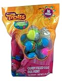 Dreamworks Trolls Easter Egg Hunt Candy Filled Eggs, 16 Count