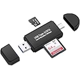 2 in 1 High-Speed Portable Memory Card Reader SD 3.0 Transport Protocol, SD Card Reader USB 3.0 to SDXC, SDHC, SD, MMC, RS-MM