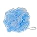 Eagrye Mesh Pouf Shower Bath Sponge, Blue, 8 Counts, F
