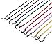 NUOLUX Eyewear Cord Neck String Spectacle Frame Holder 12pcs(Random Color)