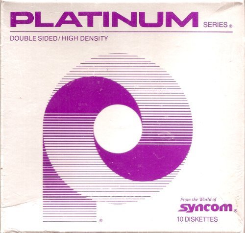 Platinum Double Sided/High Density 5 1/4 Diskettes (10 pk.) by Syncom