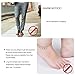PRETTY SEE Moisture Socks Gel Moisturizing Socks for Moisturize Dry Hard Cracked Skin and Soften Repair Feet, 2 Packs, Blue & Pink