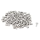 M2 x 5mm 304 Stainless Steel Phillips Round Head Screws Bolt 60pcs