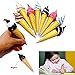 Dazzling Toys Assorted Magnetic Ice Cream Cone Writing Pens for Kids Pack of 12 - Cool Multicolor Pens for Kids Party Favor | Birthday Party Fun Novelty Pens 12 Pk. School Supplies for Ages 3 and Up