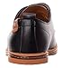 Serene Mens Classic Leather Soft Lace-Up Plain toe Sneakers Shoes Casual Oxfords (6.5 D(M)US, black)