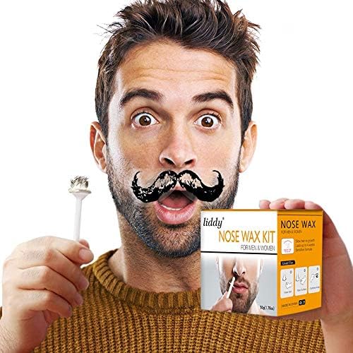 Nose Hair Trimmer for Men Painless Portable Nose Wax Kit for Men and Women Nail Waxing Hair Removal Wax Kit Nail Wax Cleaning Wax Kit Nose Clipper Beauty