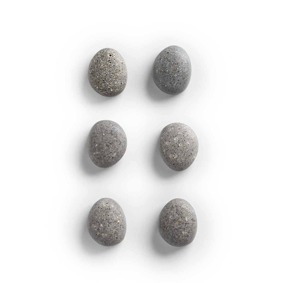 Zeller 11219 Magnetic Set Stone 6-Piece Polyresin Approx. 2.1 x 1.8 x 1 cm — image 1