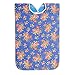 3 Pack Adult Bib for Eating Washable Reusable Waterproof Clothing Protector Backing Mealtime Clothing Protector Adult Aid Apron (Butterfly/Red Rose/Pink Flower)