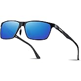 EKOZACK Carbon Fiber Sunglasses for Men Polarized Ultralight Classic Square Sun Glasses Driving Fishing Golf