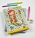Rachel Ellen Princess Mermaid Design Writing Kit, Girls Stationery Paper Letter Set, Stickers, Envelope Seals