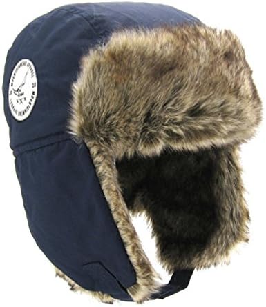 Wonpurs Boys Soft Faux Fur Lined Warm Windproof Winter Earflap Cap Trapper Hats (1-4 Years Old)