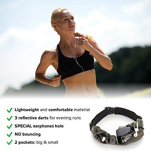 image for Sport2People Running Belt USA Patented. Fanny Pack for Hands-Free Work