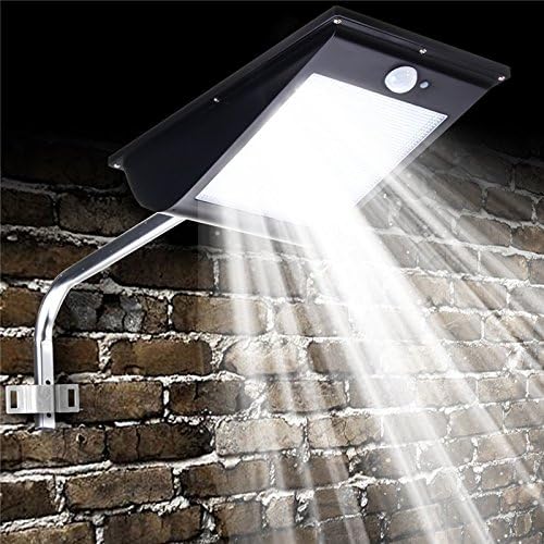 3.7V 10W 11000mah SMD 81LED Solar Street Sensor light 12W Parking Porch Security Dim Lamp