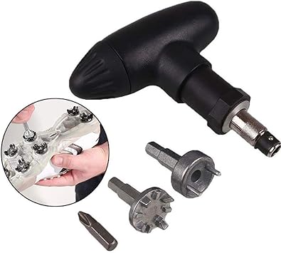 Amazon ゴルフシューズ スパイク交換レンチ 1本 ゴルフレンチ 工具 スパイクピン シューズ 取手 ゴルフ用品 Black Kevin Sport ゴルフシューズ用スパイク