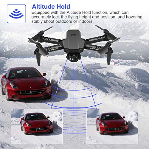 FancyWhoop-Mini-Drohne-fuer-Kinder-mit-Kamera-HD-1080P-Faltbarer-RC-Quadcopter-mit-Gestensteuerung-Hoehenlage-Headless-Modus-3D-Flips-Tragetasche2pcs-Batterien