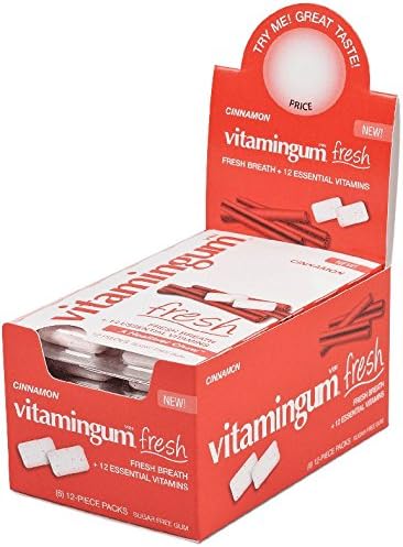 vitamingum FRESH (Cinnamon) 6 count Tray Box