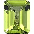 Instagem Natural Peridot Emerald Shape AAA Quality from 5x3mm-12x10mm