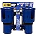 ROBOCUP, (Navy), Patented Boat Cup Holder, Clamp on Portable Storage Caddy Securely Holds 2 Drinks, Fishing Poles, Tools, Marine Gear | Perfect for Boating, Beach Umbrellas, Golf Carts