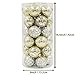 Valery Madelyn Traditional Red and White Shatterproof Christmas Ball Ornaments, Christmas Tree Ornament Decoration, Themed with Tree Skirt(Not Included)